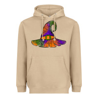 Mushroom Spider Web Witch Hat Heavyweight Hoodie - Jasminsmagicworld