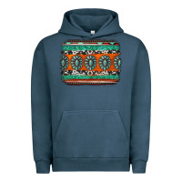 Pigment Midnight Navy turquoise western background Urban Hoodie - Jasminsmagicworld
