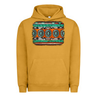 Pigment Peanut Butter turquoise western background Urban Hoodie - Jasminsmagicworld