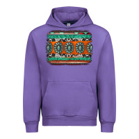 Tulip turquoise western background Urban Hoodie - Jasminsmagicworld