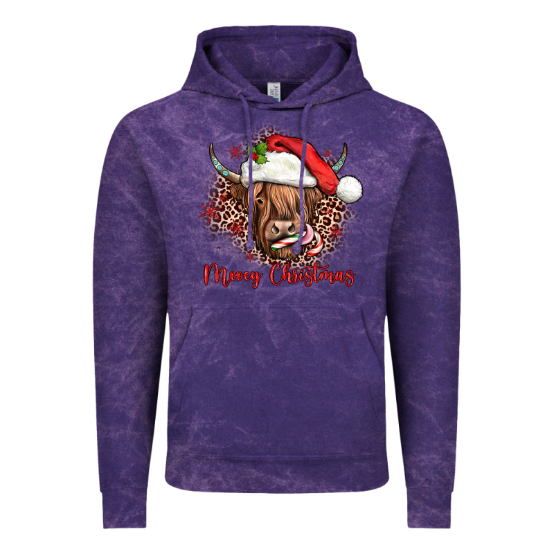 Mooey Christmas Cow Vintage Hoodie by JahusDesignShop | Teevron
