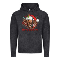 Vintage Black mooey christmas cow Vintage Hoodie - JahusDesignShop