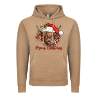 Vintage Coffee mooey christmas cow Vintage Hoodie - JahusDesignShop