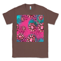 Chestnut pink turquoise gemstoes seamless pattern Classic Tee - HRA Design Shop
