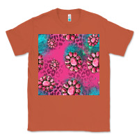 Copper pink turquoise gemstoes seamless pattern Classic Tee - HRA Design Shop