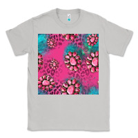 Moon Dust pink turquoise gemstoes seamless pattern Classic Tee - HRA Design Shop