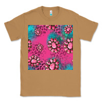 Toasted Coconut pink turquoise gemstoes seamless pattern Classic Tee - HRA Design Shop