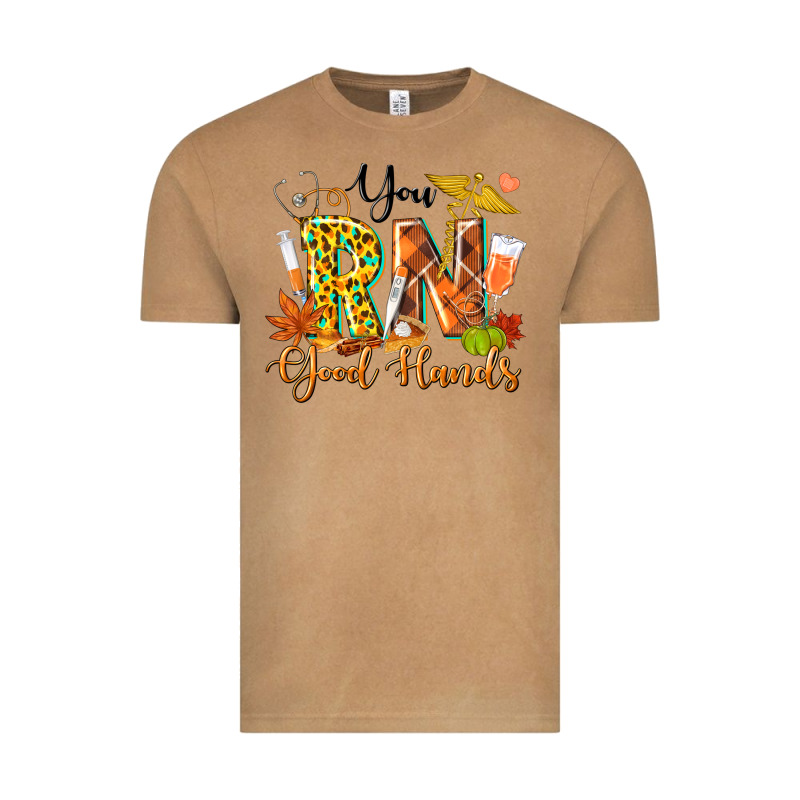 You Rn Good Hands Fall Vintage Tee by texasbilliewilder | Teevron
