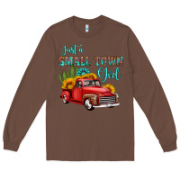 Chestnut just a small town girl with car Long Sleeve Tee - HRA Design Shop