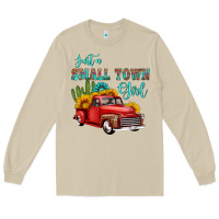 Mushroom just a small town girl with car Long Sleeve Tee - HRA Design Shop