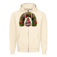 Sandshell trees rainbow Zipper Hoodie - JahusDesignShop