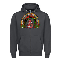 Smoke trees rainbow Zipper Hoodie - JahusDesignShop