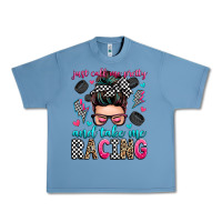 Pebble Blue just call me pretty and take me racing Urban Heavy Tee - Zillion Design Studio
