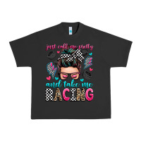 Pigment Black just call me pretty and take me racing Urban Heavy Tee - Zillion Design Studio