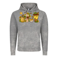 Cloud Rock sunflower coffee cups Vintage Hoodie - texasbilliewilder