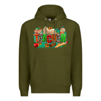 Army Green teacher fall Premium Hoodie - MaliasSmallBusiness