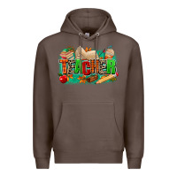 Coffee teacher fall Premium Hoodie - MaliasSmallBusiness