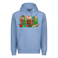 Colony Blue teacher fall Premium Hoodie - MaliasSmallBusiness