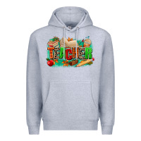 Heather Grey teacher fall Premium Hoodie - MaliasSmallBusiness