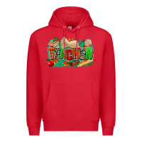 Red teacher fall Premium Hoodie - MaliasSmallBusiness
