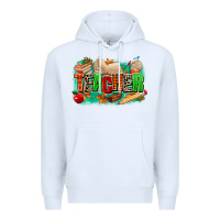 White teacher fall Premium Hoodie - MaliasSmallBusiness