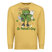 Antique Gold happy st. patrick's day Premium Sweatshirt - MaliasSmallBusiness