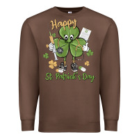 Chestnut happy st. patrick's day Premium Sweatshirt - MaliasSmallBusiness
