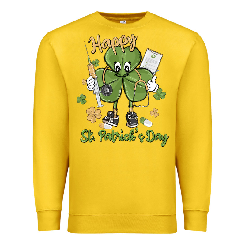 Happy St. Patrick's Day Premium Sweatshirt by MaliasSmallBusiness | Teevron