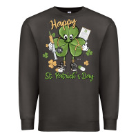 Smoke happy st. patrick's day Premium Sweatshirt - MaliasSmallBusiness