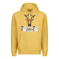 Antique Gold Yes Mama I Am Studying Right Now, Deer Premium Hoodie - Bettercallsaul