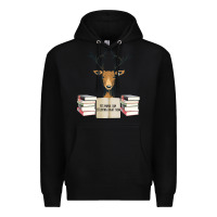 Black Yes Mama I Am Studying Right Now, Deer Premium Hoodie - Bettercallsaul