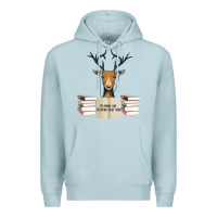 Blue Mist Yes Mama I Am Studying Right Now, Deer Premium Hoodie - Bettercallsaul