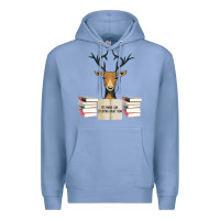 Colony Blue Yes Mama I Am Studying Right Now, Deer Premium Hoodie - Bettercallsaul