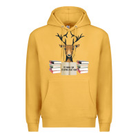 Mustard Yes Mama I Am Studying Right Now, Deer Premium Hoodie - Bettercallsaul