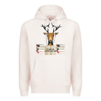 Pale Pink Yes Mama I Am Studying Right Now, Deer Premium Hoodie - Bettercallsaul