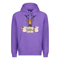 Purple Yes Mama I Am Studying Right Now, Deer Premium Hoodie - Bettercallsaul