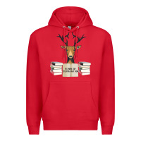 Red Yes Mama I Am Studying Right Now, Deer Premium Hoodie - Bettercallsaul