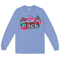Colony Blue go race Long Sleeve Tee - AdoDesignShop