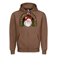 Chestnut santa rainbow Zipper Hoodie - JahusDesignShop