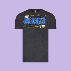 Mini Volleyball Vintage Tee Designed By Zillion Design Studio