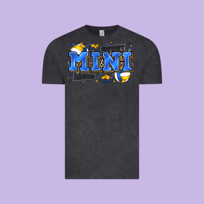 Mini Volleyball Vintage Tee Designed By Zillion Design Studio