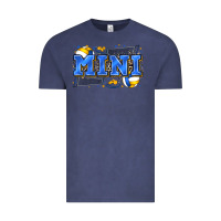 Vintage Denim mini volleyball Vintage Tee - Zillion Design Studio