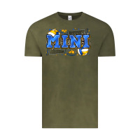 Vintage Olive mini volleyball Vintage Tee - Zillion Design Studio