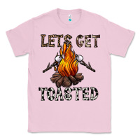 Bubblegum Pink lets get toasted Classic Tee - CowhideDigitalArt