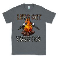 Charcoal Heather lets get toasted Classic Tee - CowhideDigitalArt