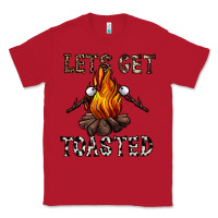 Red lets get toasted Classic Tee - CowhideDigitalArt