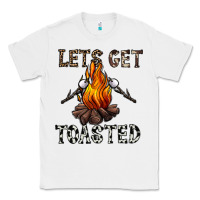 White lets get toasted Classic Tee - CowhideDigitalArt