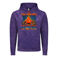 Cloud Purple the best memories are made around the campfire Vintage Hoodie - texasbilliewilder