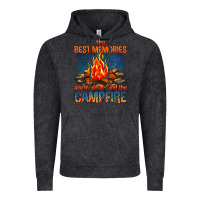 Vintage Black the best memories are made around the campfire Vintage Hoodie - texasbilliewilder