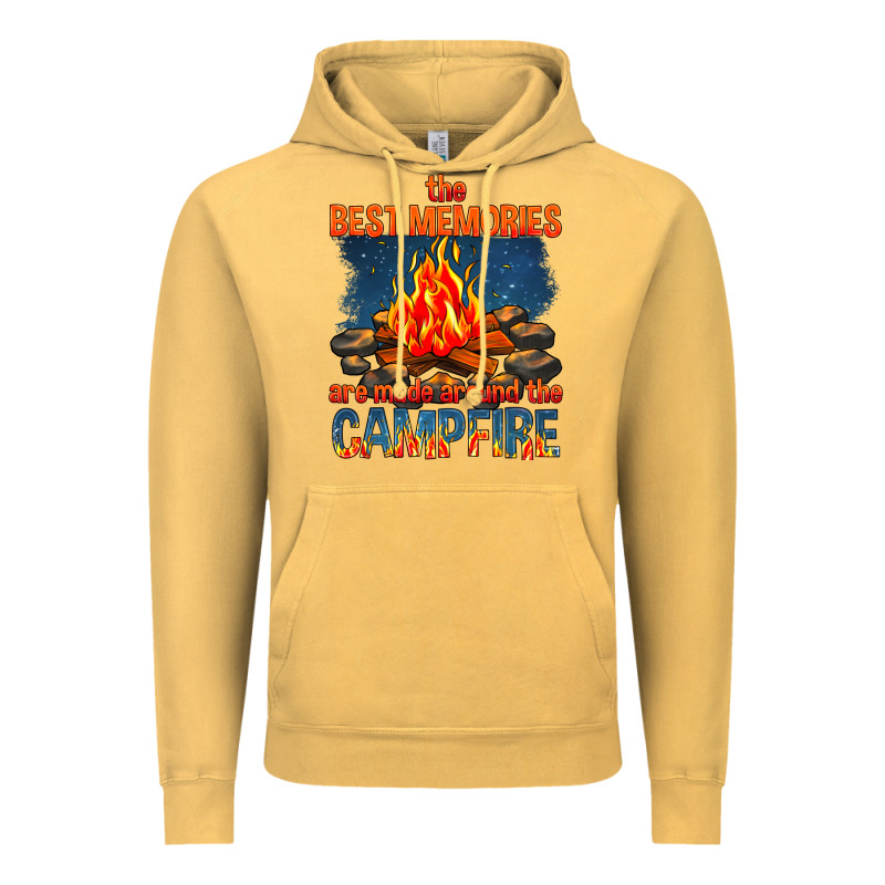 The Best Memories Are Made Around The Campfire Vintage Hoodie by texasbilliewilder | Teevron